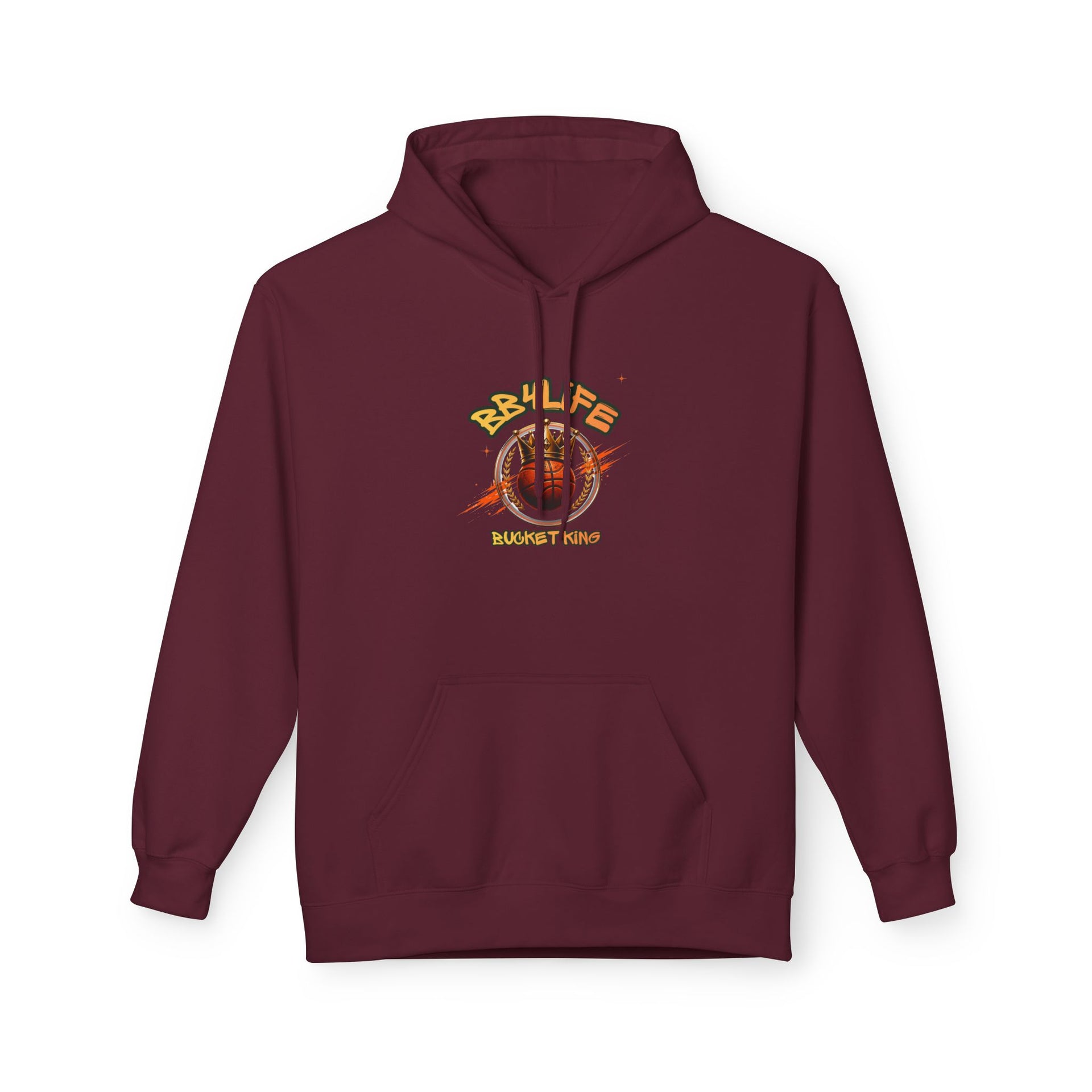 BB4Life Bucket King Hoodie — Rustic King Queen Graphic Sweatshirt