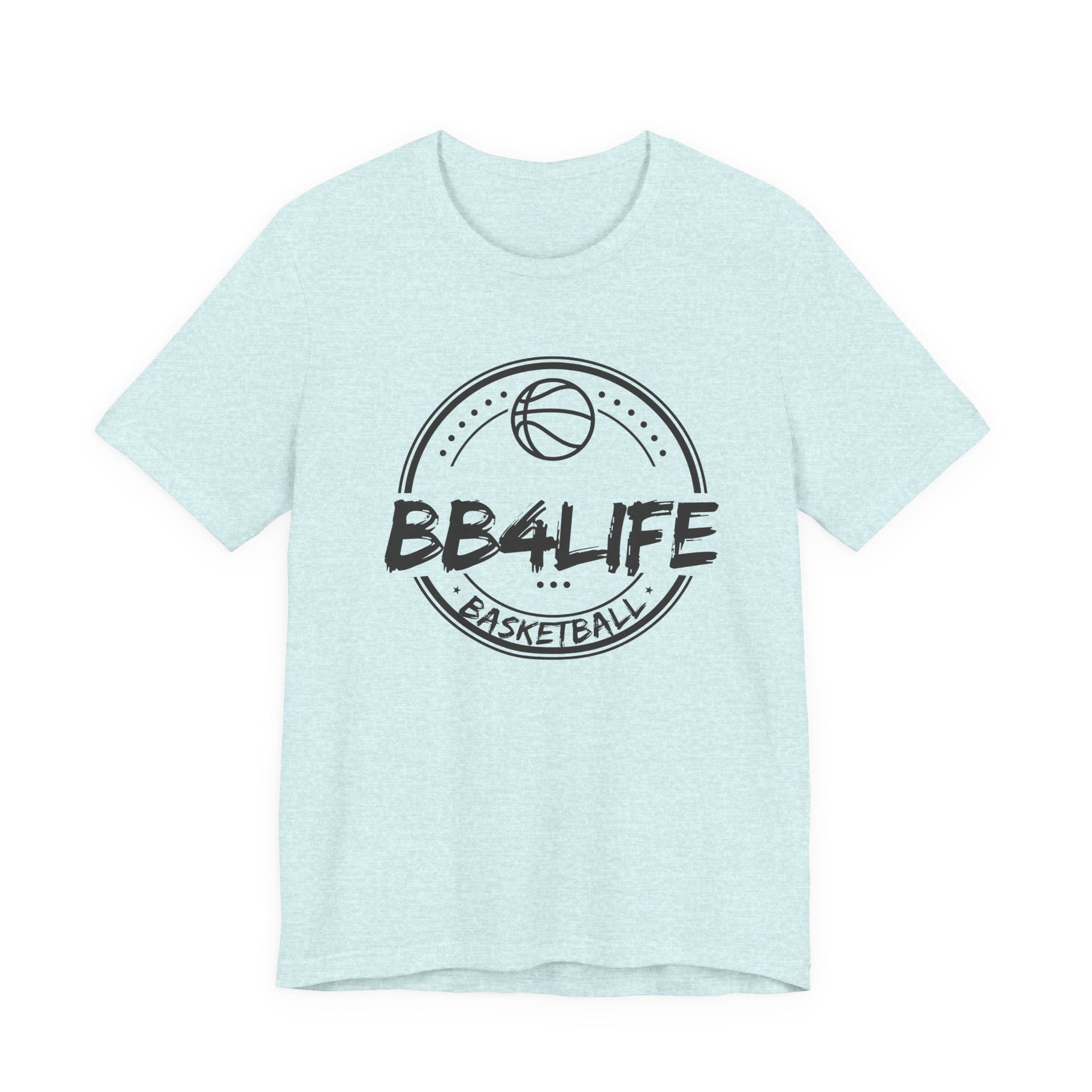 BB4Life Basketball T-Shirt — Retro Court Logo Tee for Players & Fans