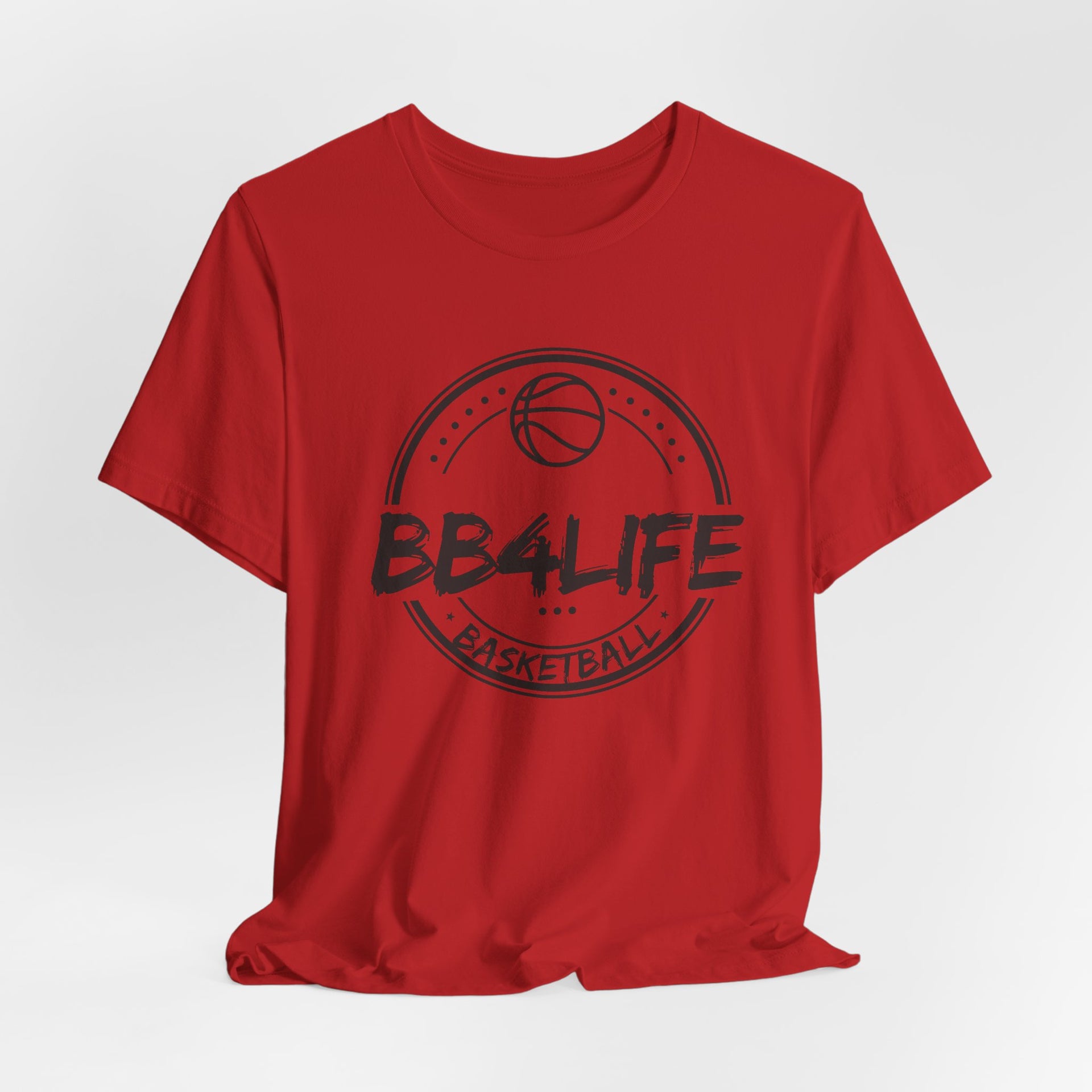 BB4Life Basketball T-Shirt — Retro Court Logo Tee for Players & Fans