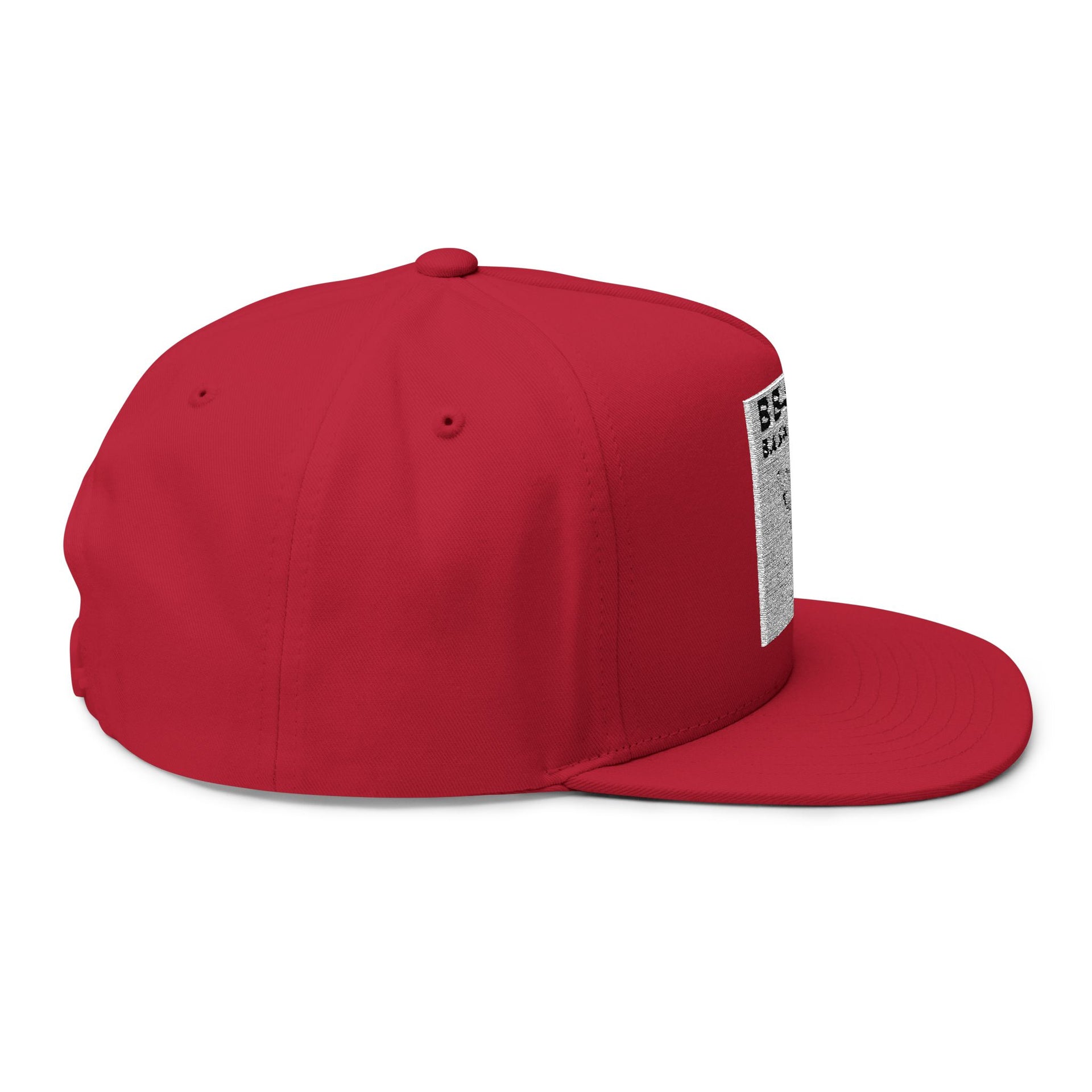 BB4Life Basketball Flat Bill Cap – Embroidered Hoop Logo Snapback