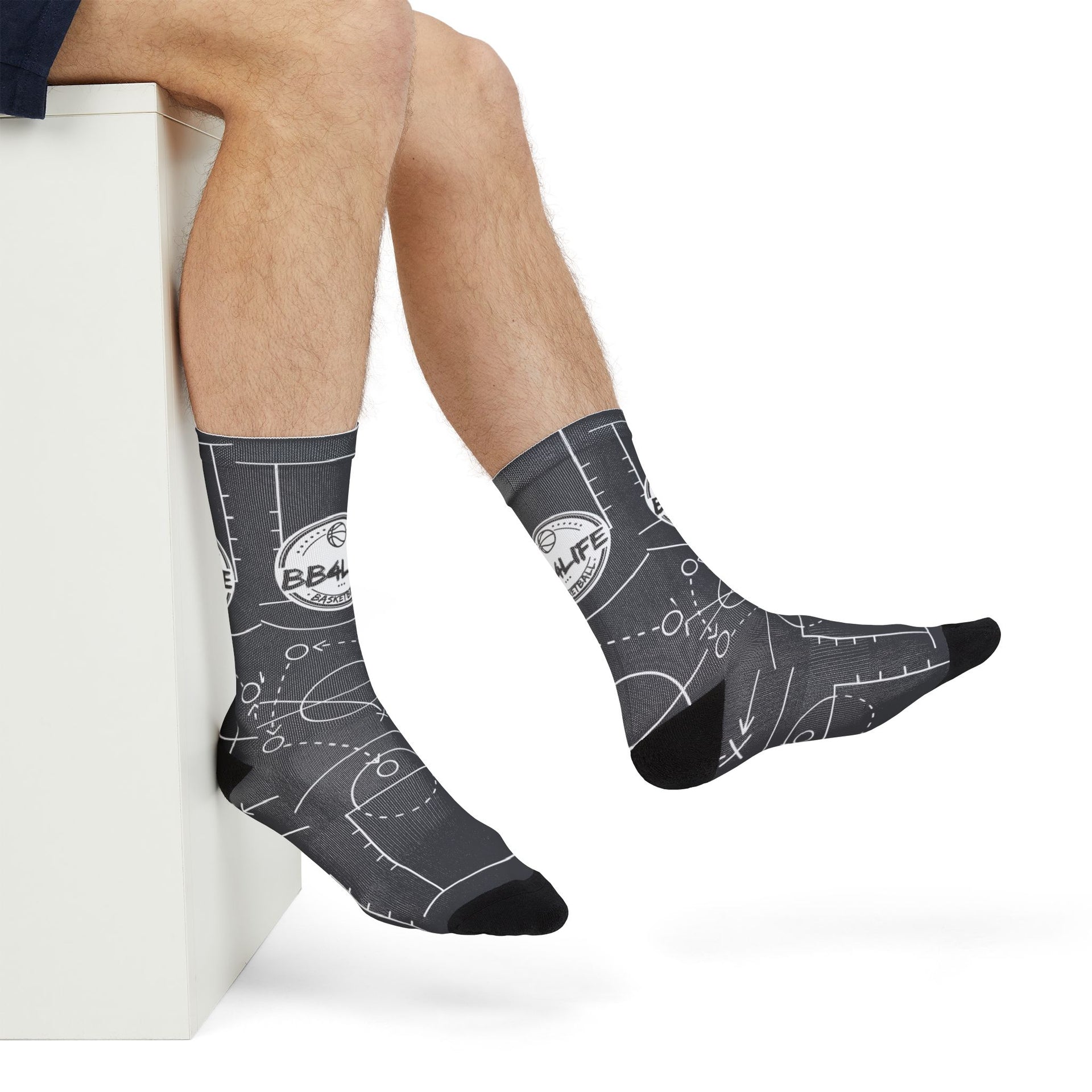 BB4Life Court Playbook Crew Socks