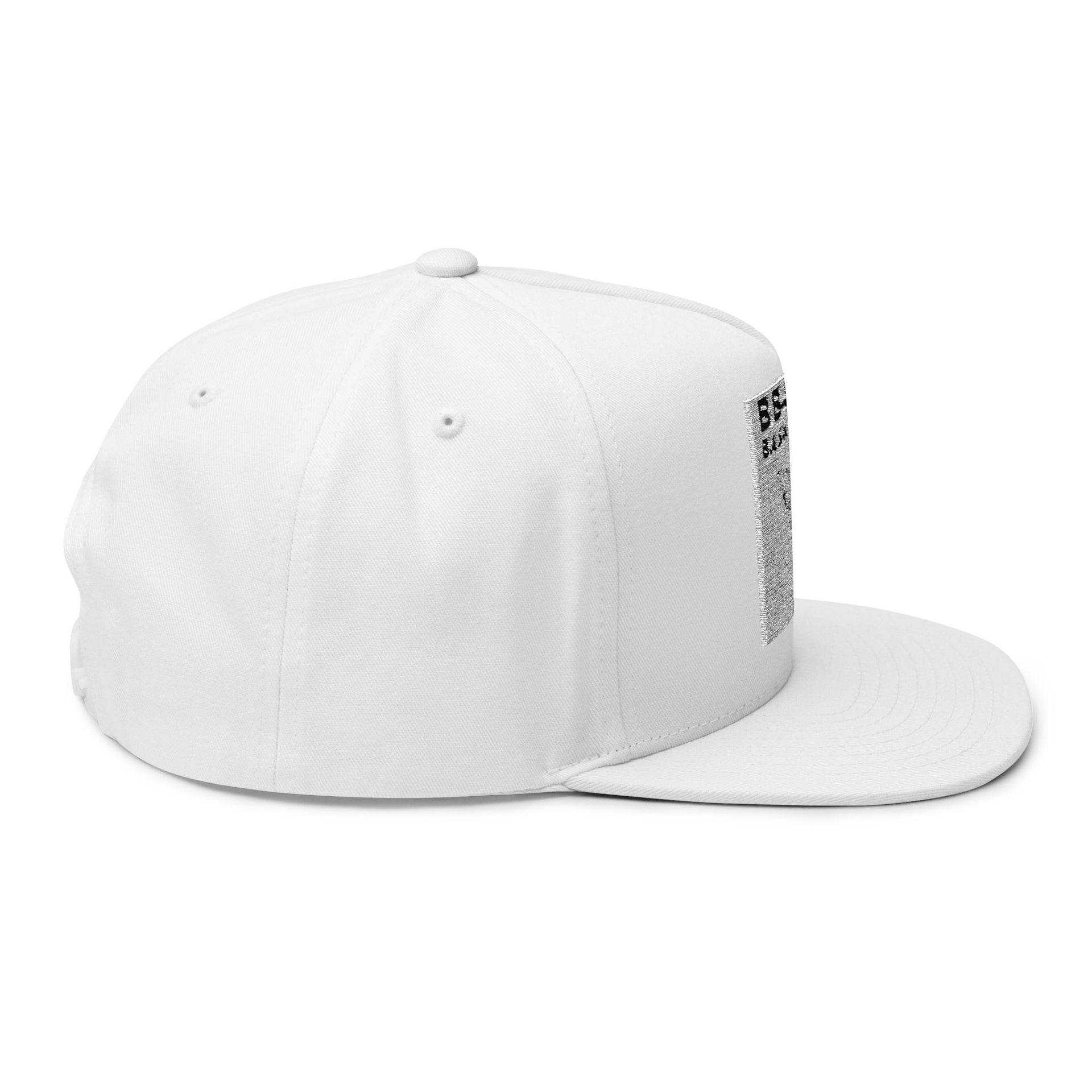 BB4Life Basketball Flat Bill Cap – Embroidered Hoop Logo Snapback