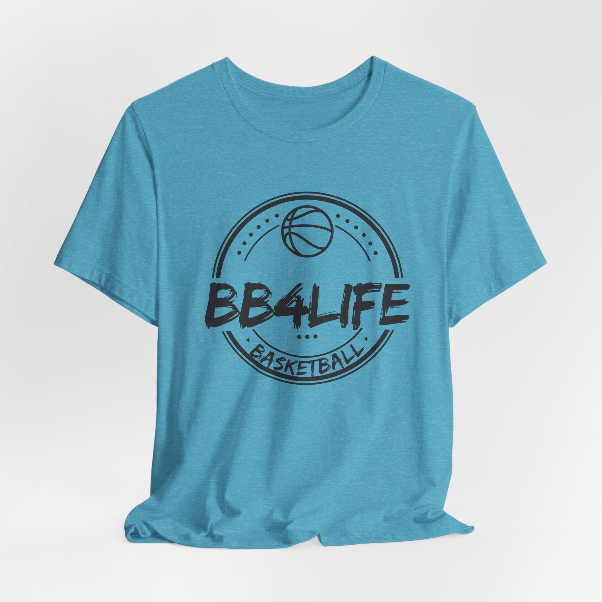 BB4Life Basketball T-Shirt — Retro Court Logo Tee for Players & Fans