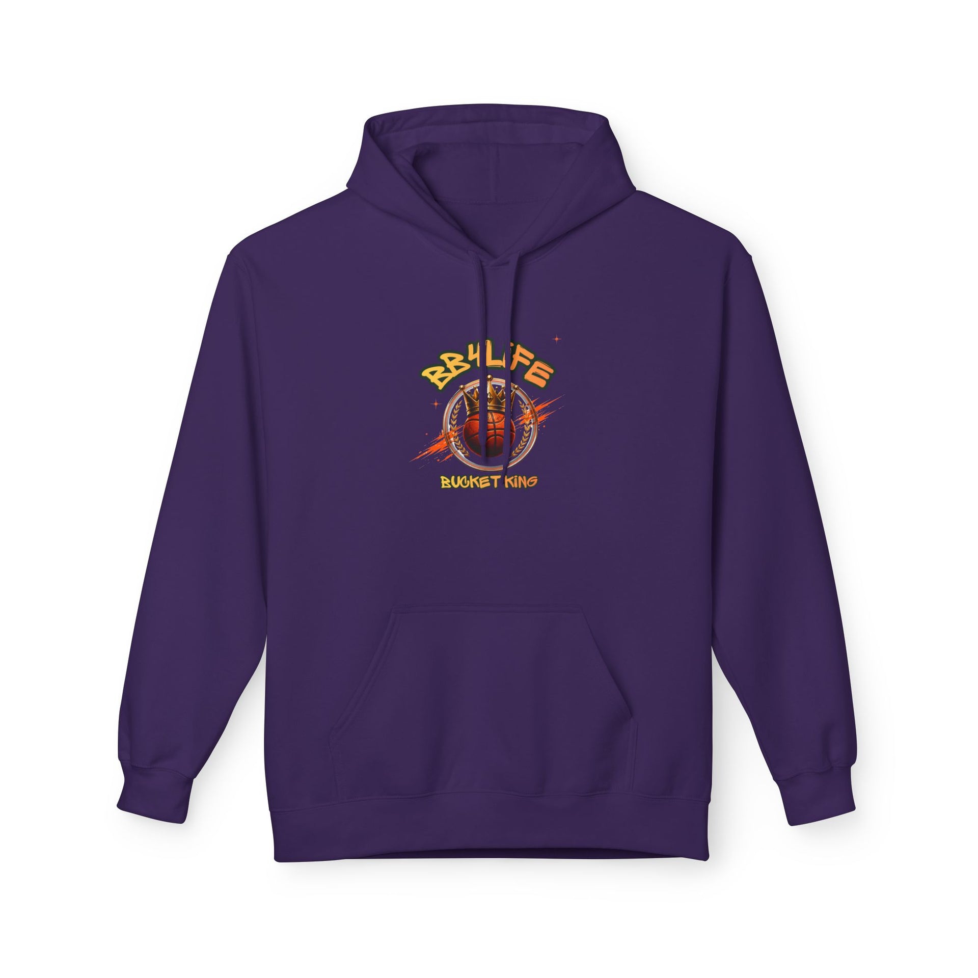 BB4Life Bucket King Hoodie — Rustic King Queen Graphic Sweatshirt