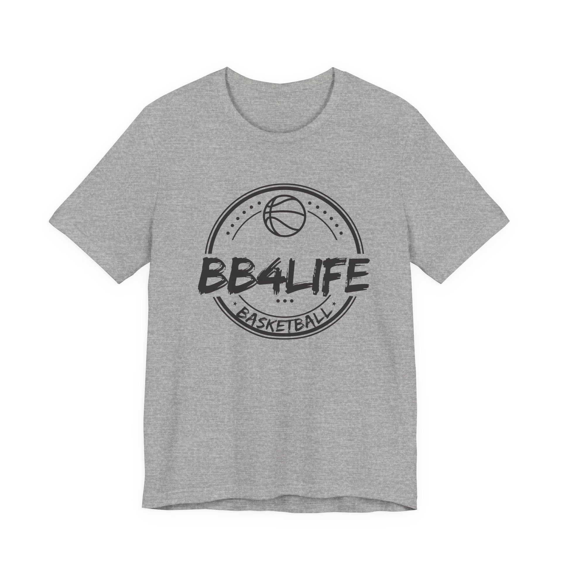 BB4Life Basketball T-Shirt — Retro Court Logo Tee for Players & Fans