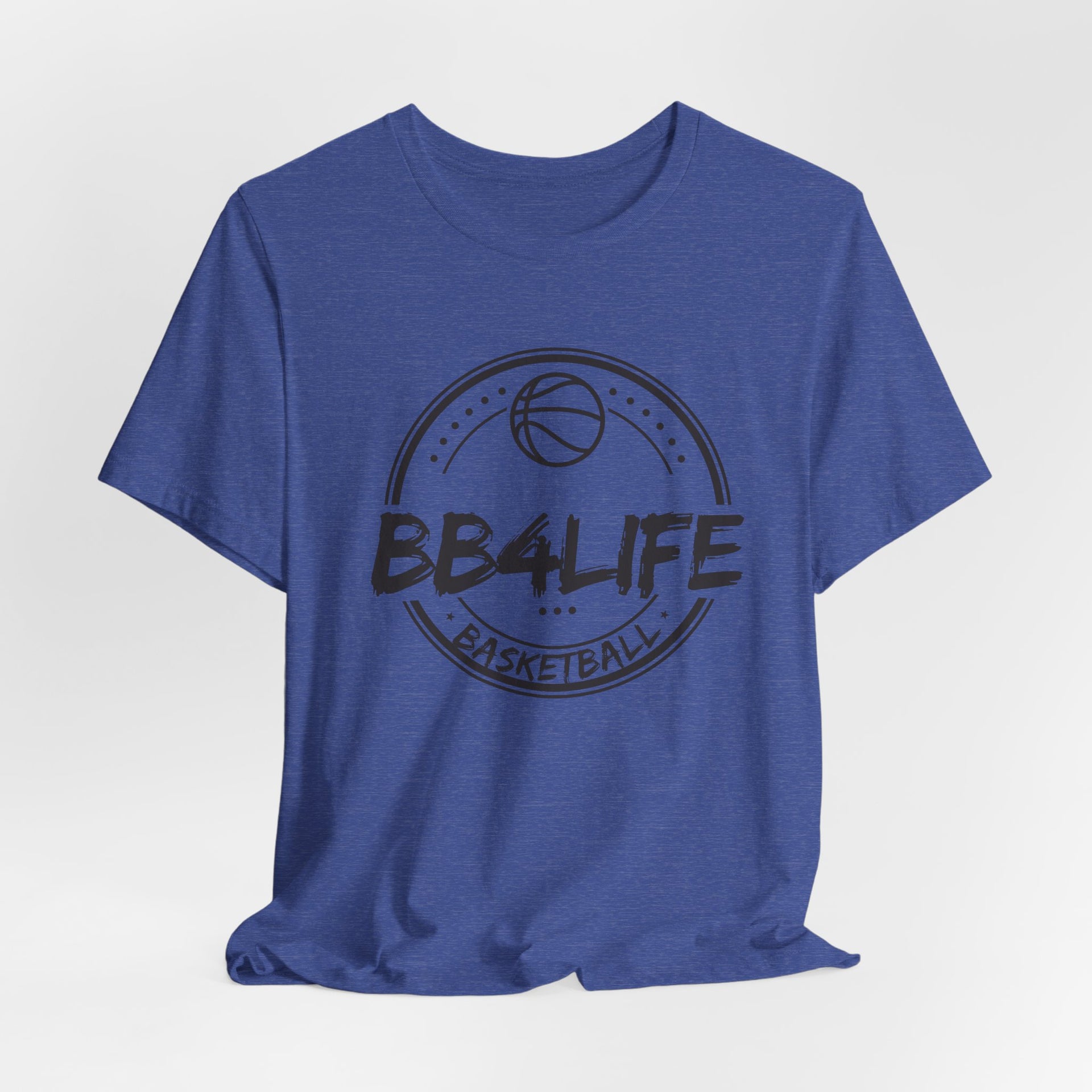 BB4Life Basketball T-Shirt — Retro Court Logo Tee for Players & Fans