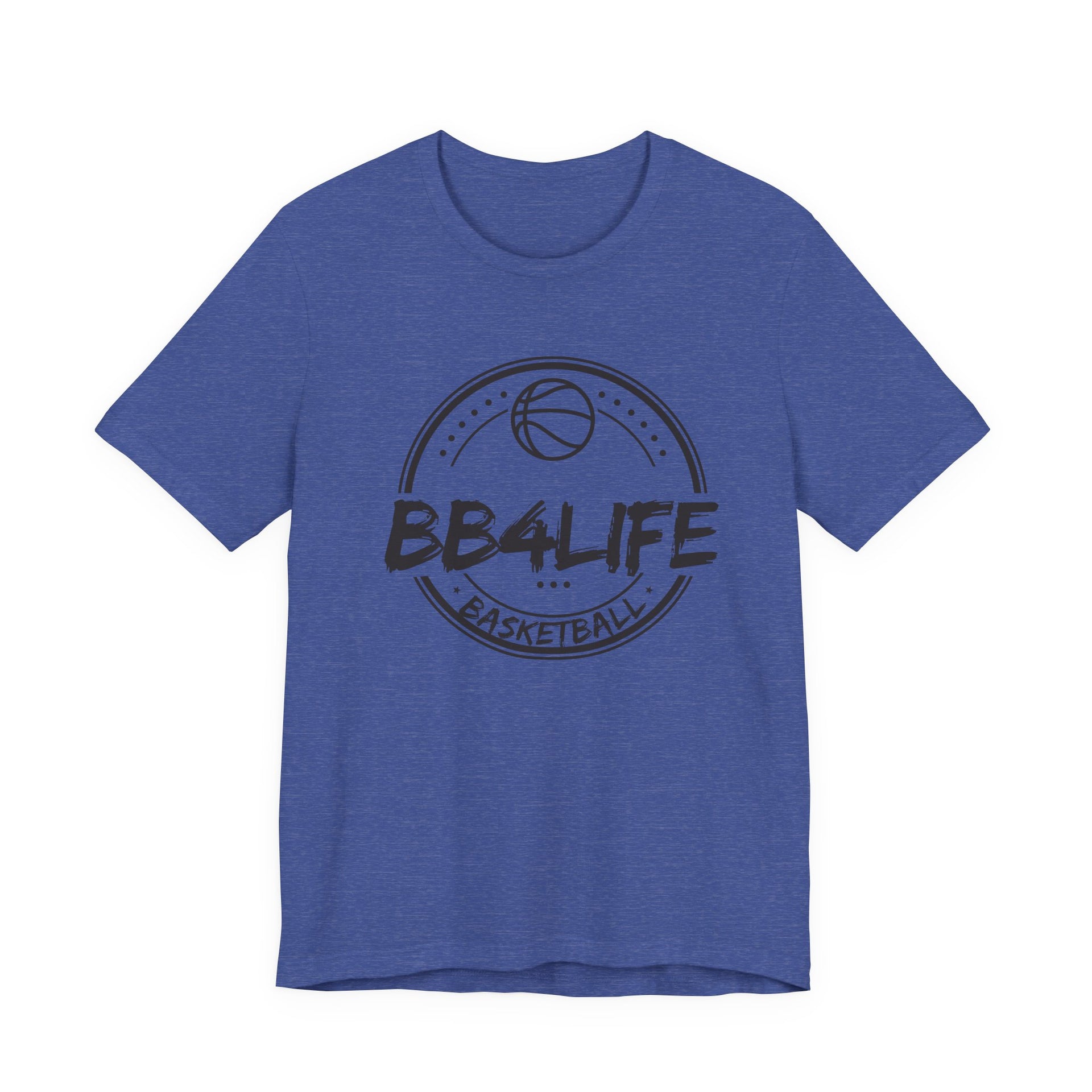 BB4Life Basketball T-Shirt — Retro Court Logo Tee for Players & Fans