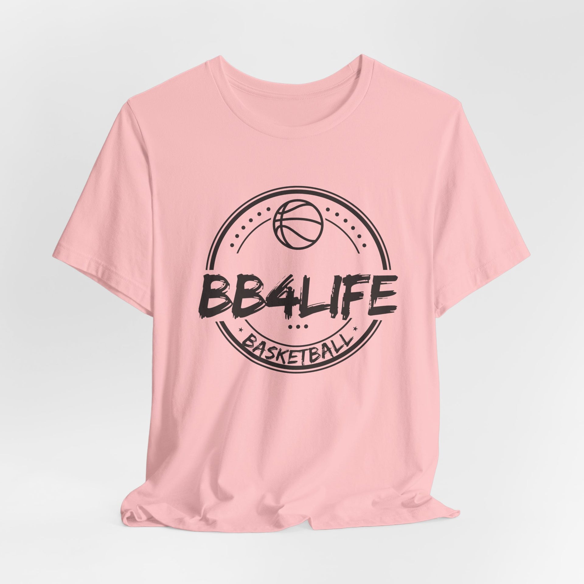 BB4Life Basketball T-Shirt — Retro Court Logo Tee for Players & Fans