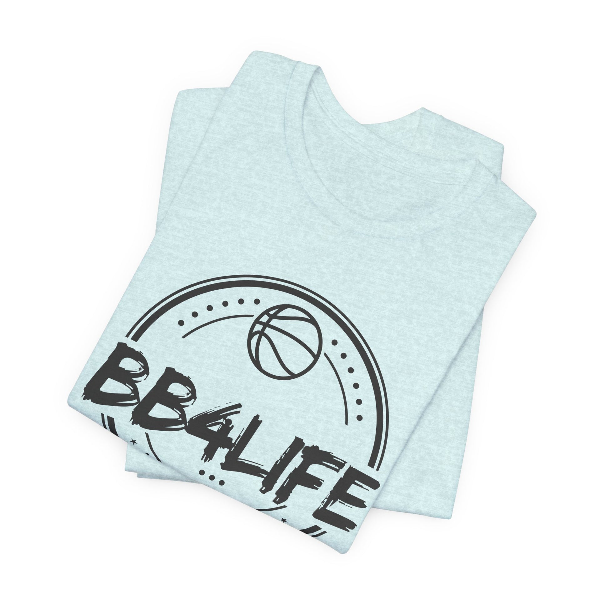 BB4Life Basketball T-Shirt — Retro Court Logo Tee for Players & Fans