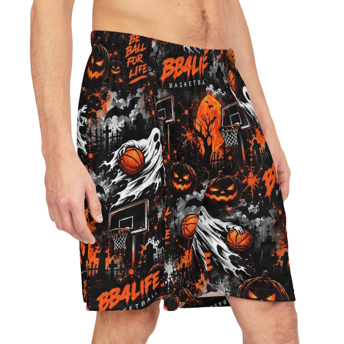 BB4Life Ghost Halloween Shorts