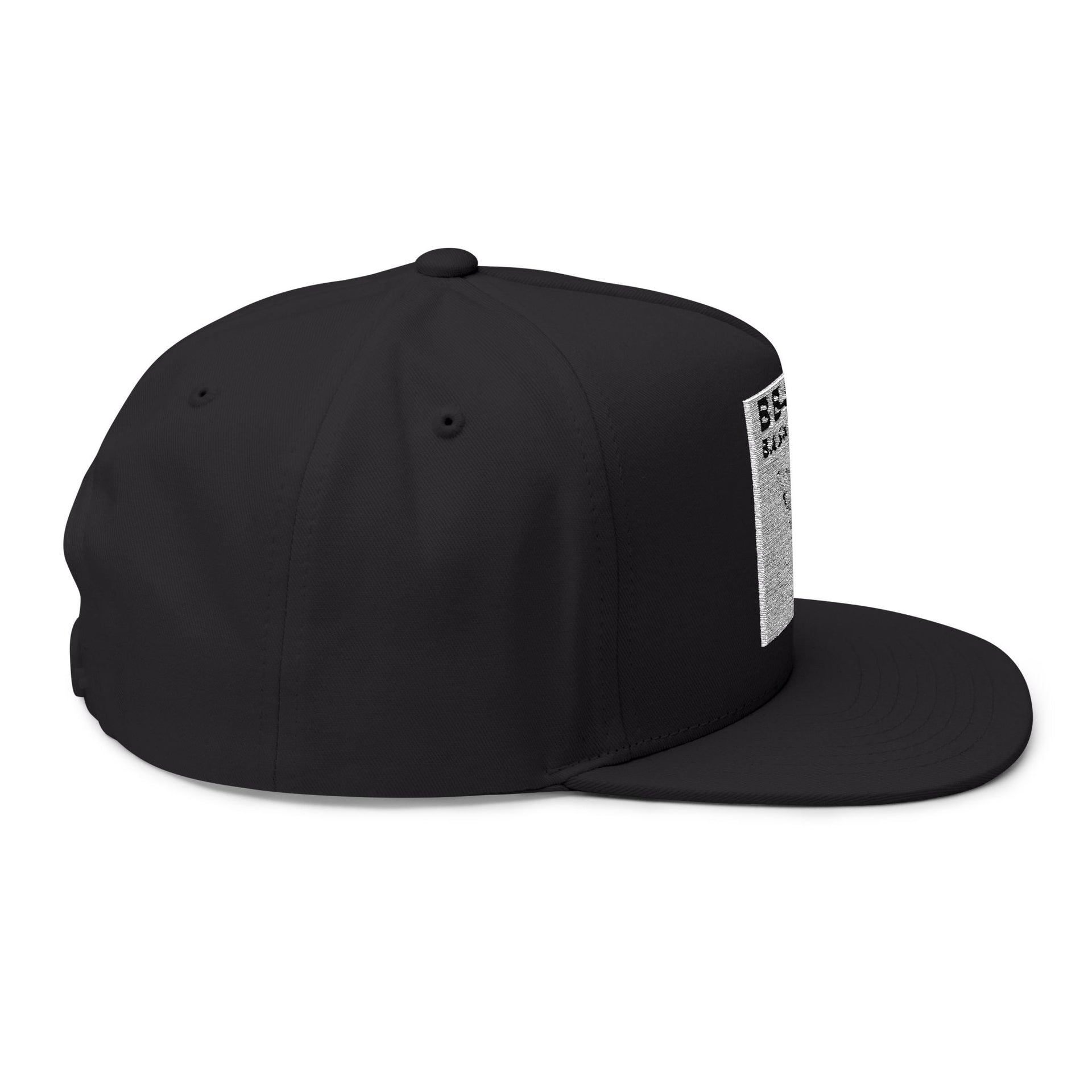 BB4Life Basketball Flat Bill Cap – Embroidered Hoop Logo Snapback