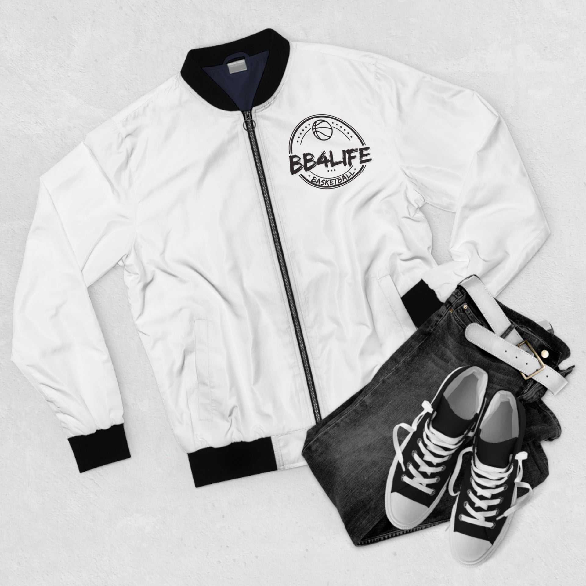 BB4Life Bomber Jacket — Men's Athletic Casual Outerwear