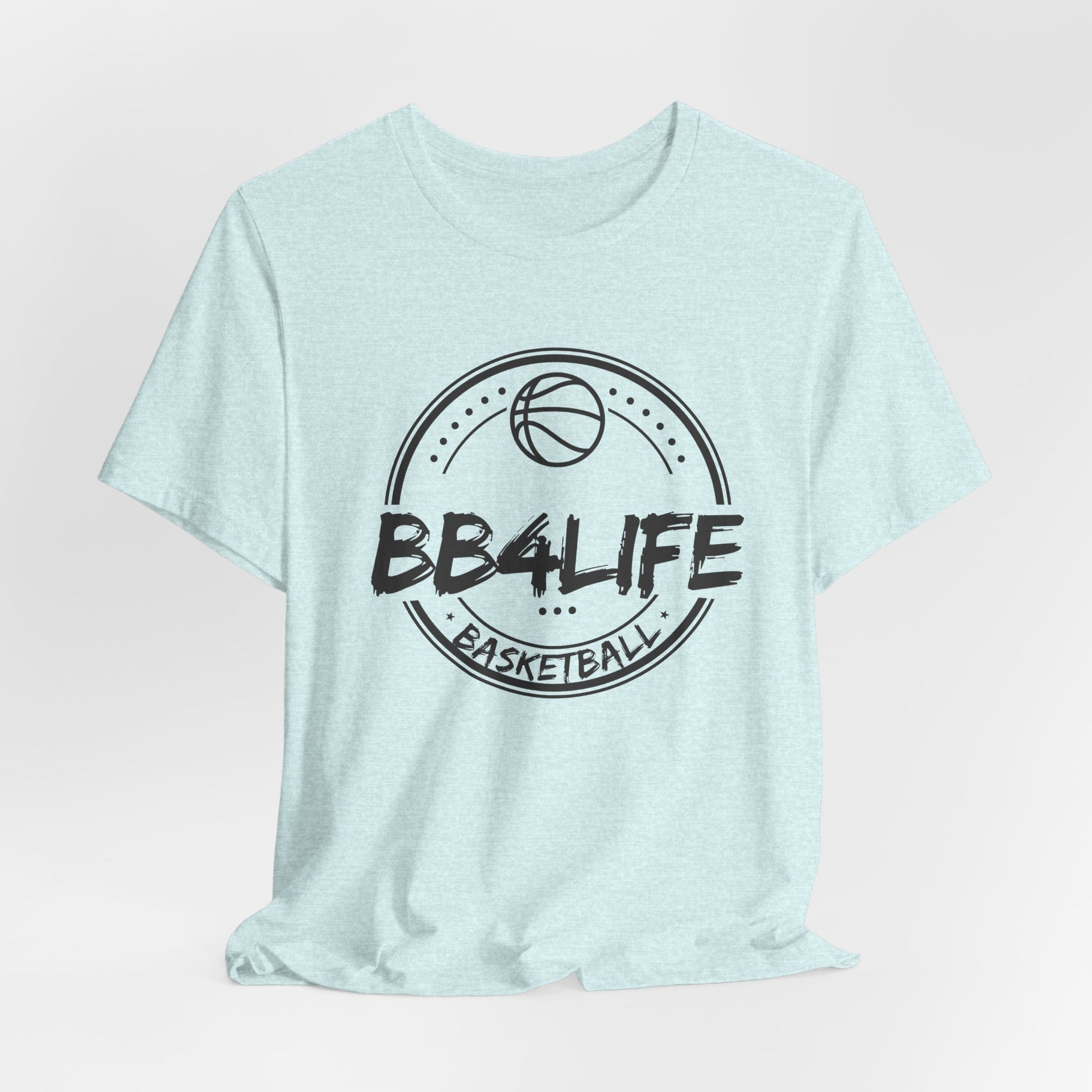 BB4Life Basketball T-Shirt — Retro Court Logo Tee for Players & Fans