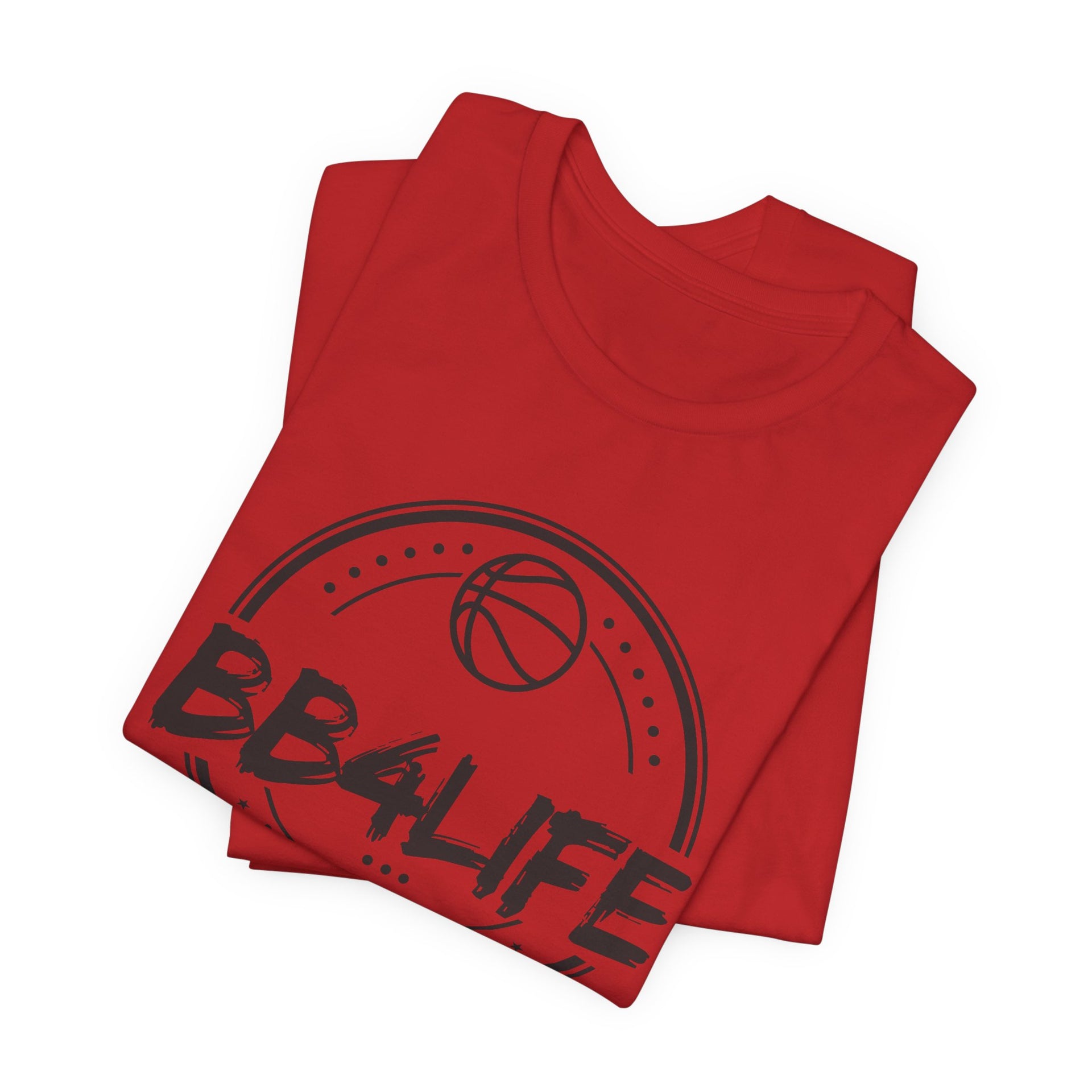 BB4Life Basketball T-Shirt — Retro Court Logo Tee for Players & Fans