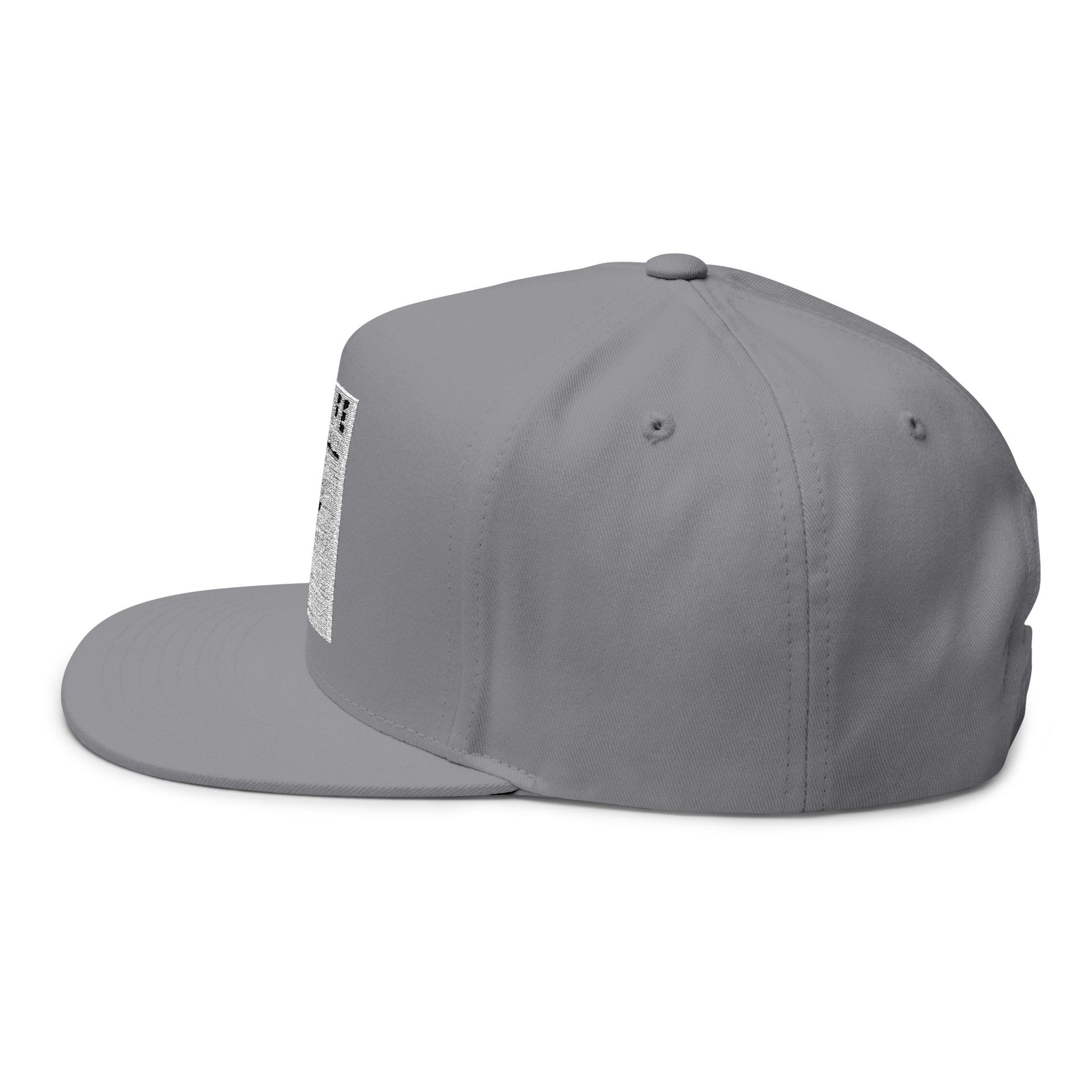 BB4Life Basketball Flat Bill Cap – Embroidered Hoop Logo Snapback
