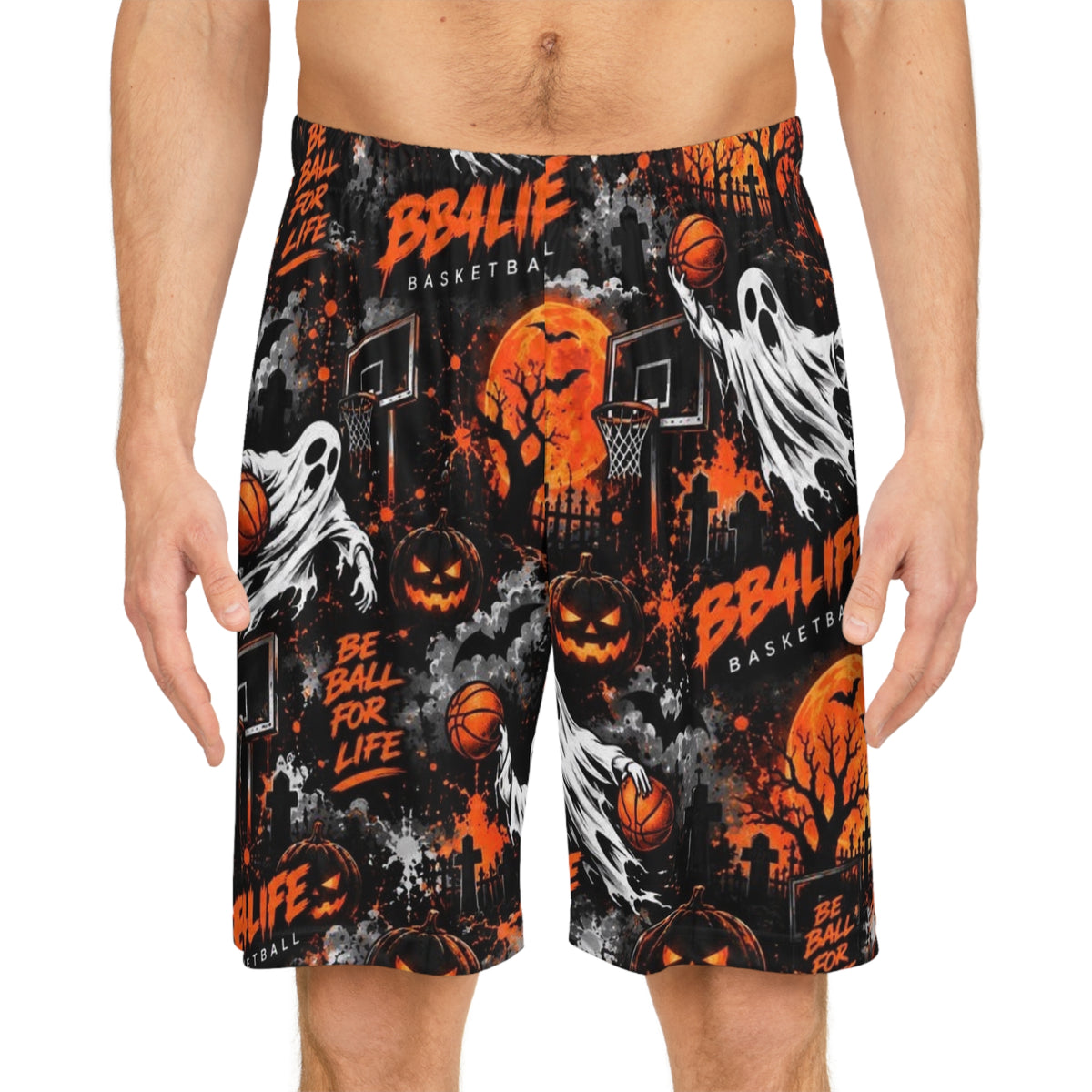 BB4Life Ghost Halloween Shorts