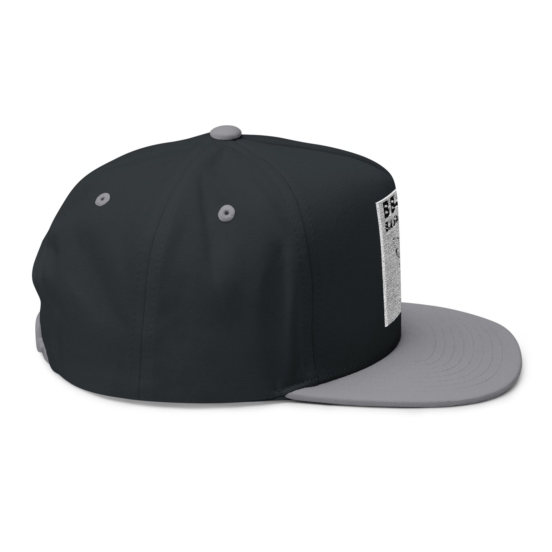 BB4Life Basketball Flat Bill Cap – Embroidered Hoop Logo Snapback