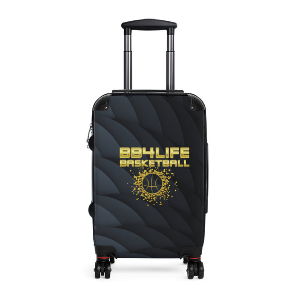BB4Life Carry-On Suitcase — Gold Logo Travel Luggage for Players & Fans