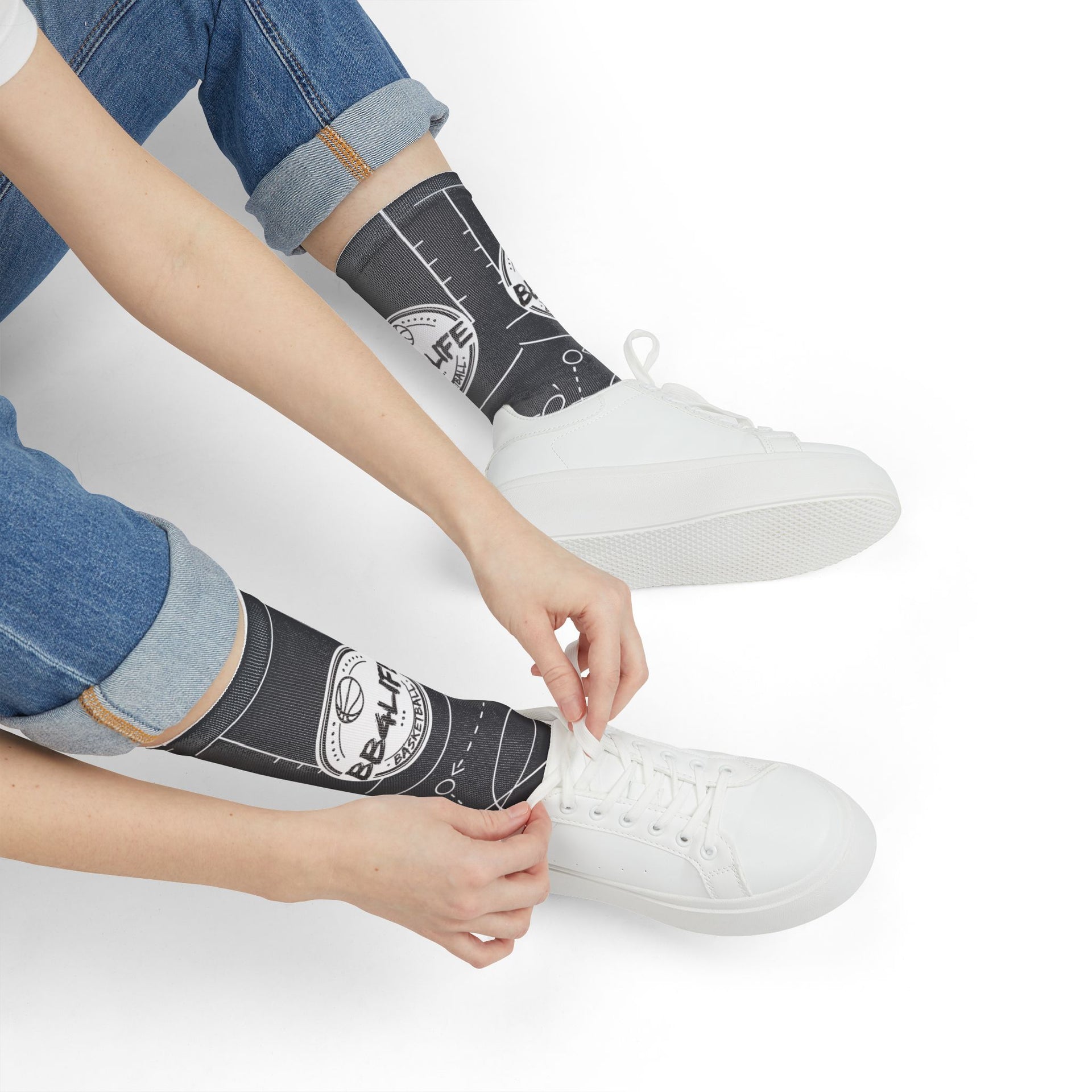 BB4Life Court Playbook Crew Socks