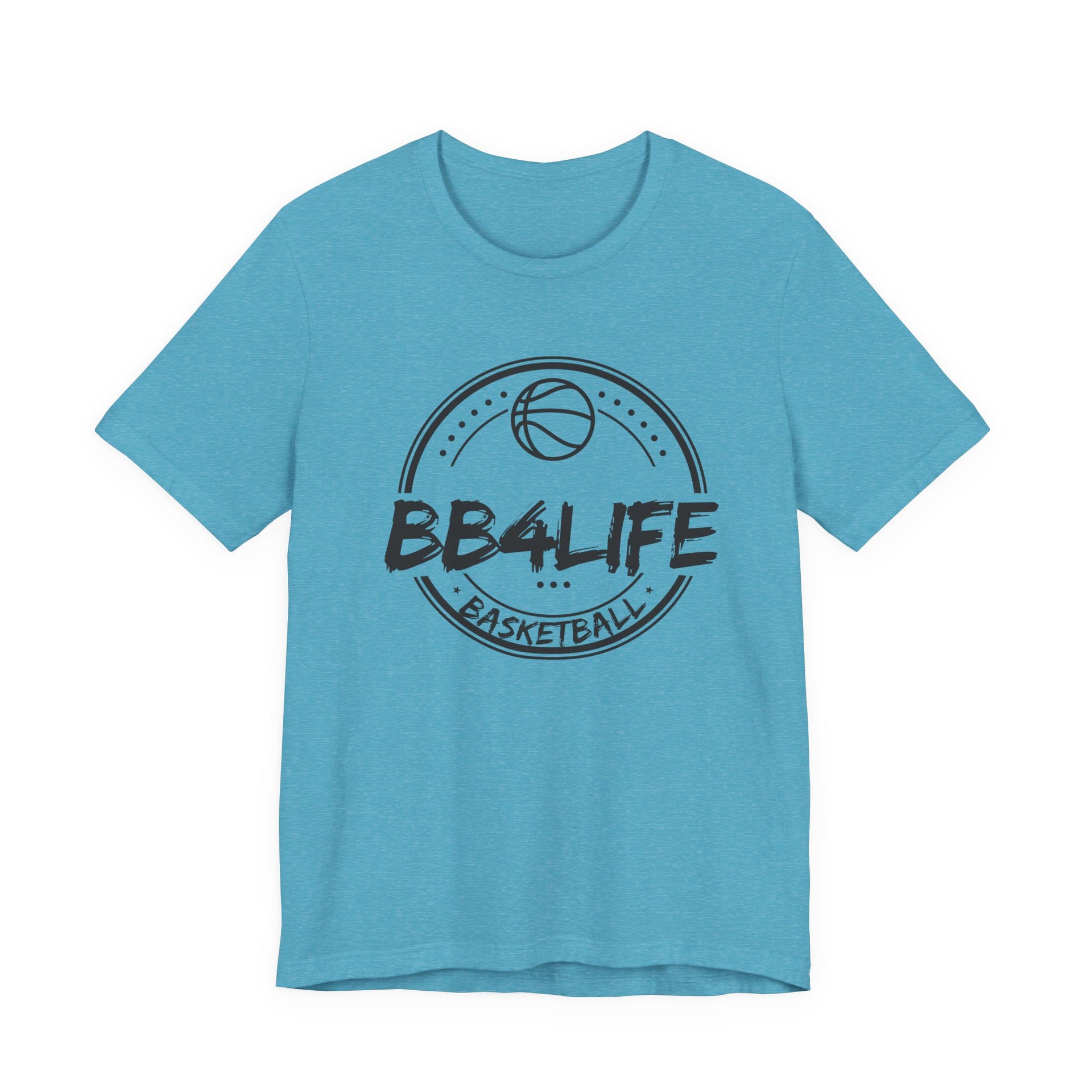 BB4Life Basketball T-Shirt — Retro Court Logo Tee for Players & Fans