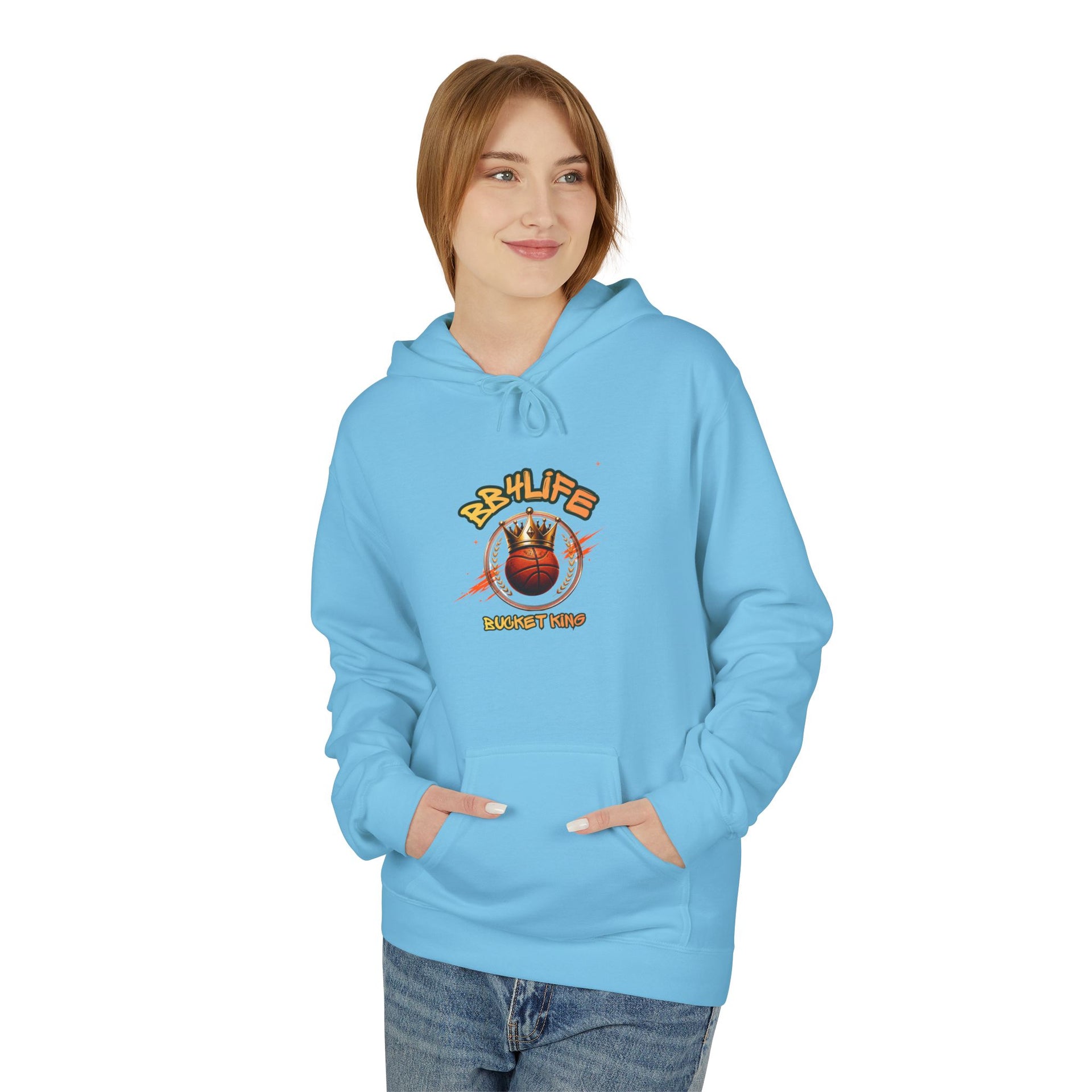 BB4Life Bucket King Hoodie — Rustic King Queen Graphic Sweatshirt