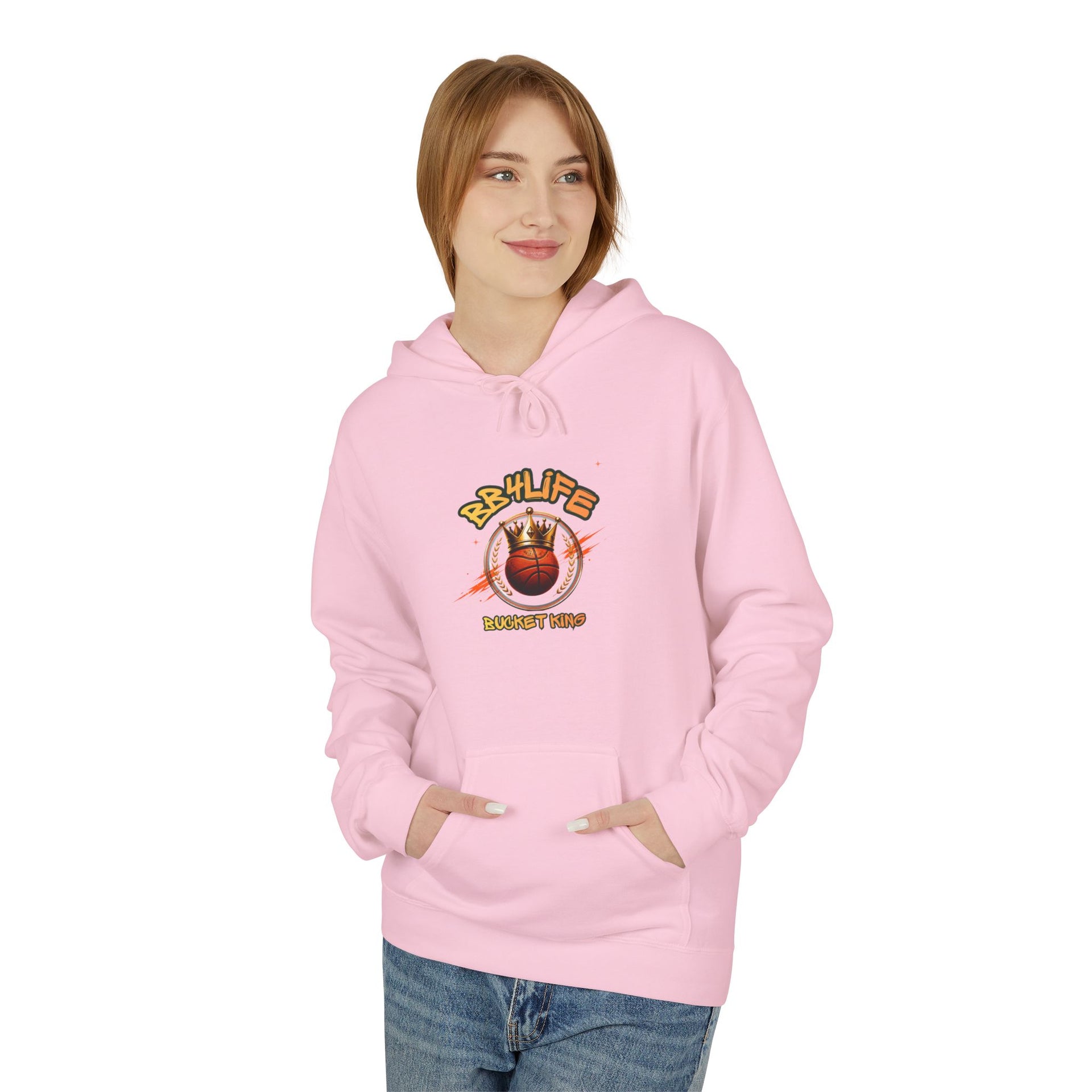 BB4Life Bucket King Hoodie — Rustic King Queen Graphic Sweatshirt