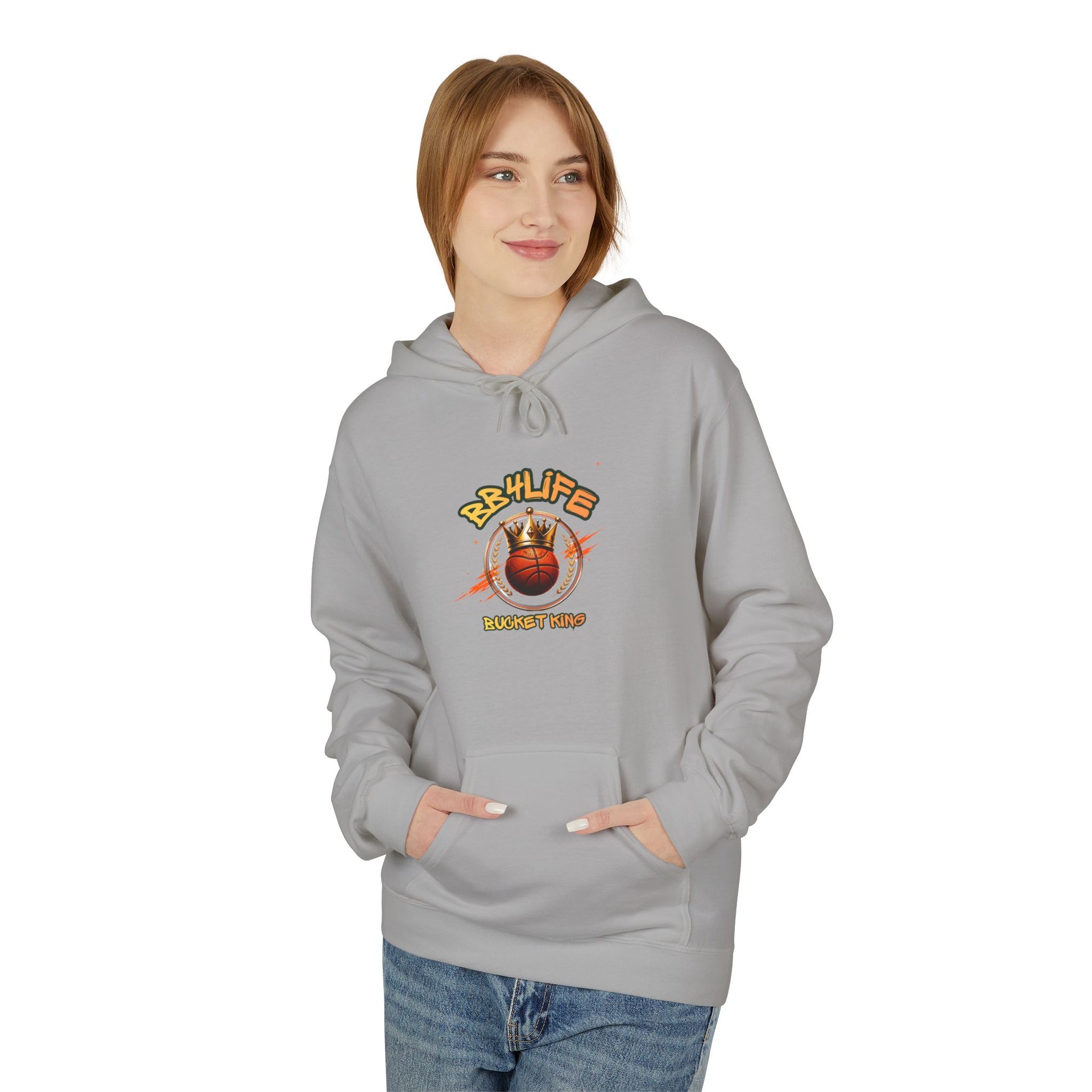 BB4Life Bucket King Hoodie — Rustic King Queen Graphic Sweatshirt