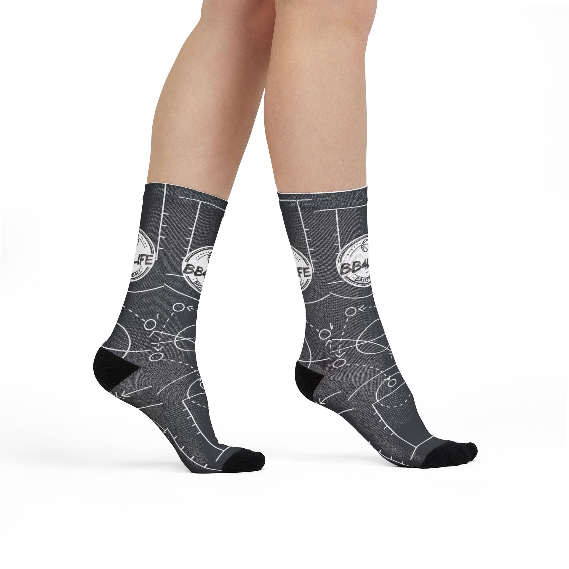 BB4Life Court Playbook Crew Socks