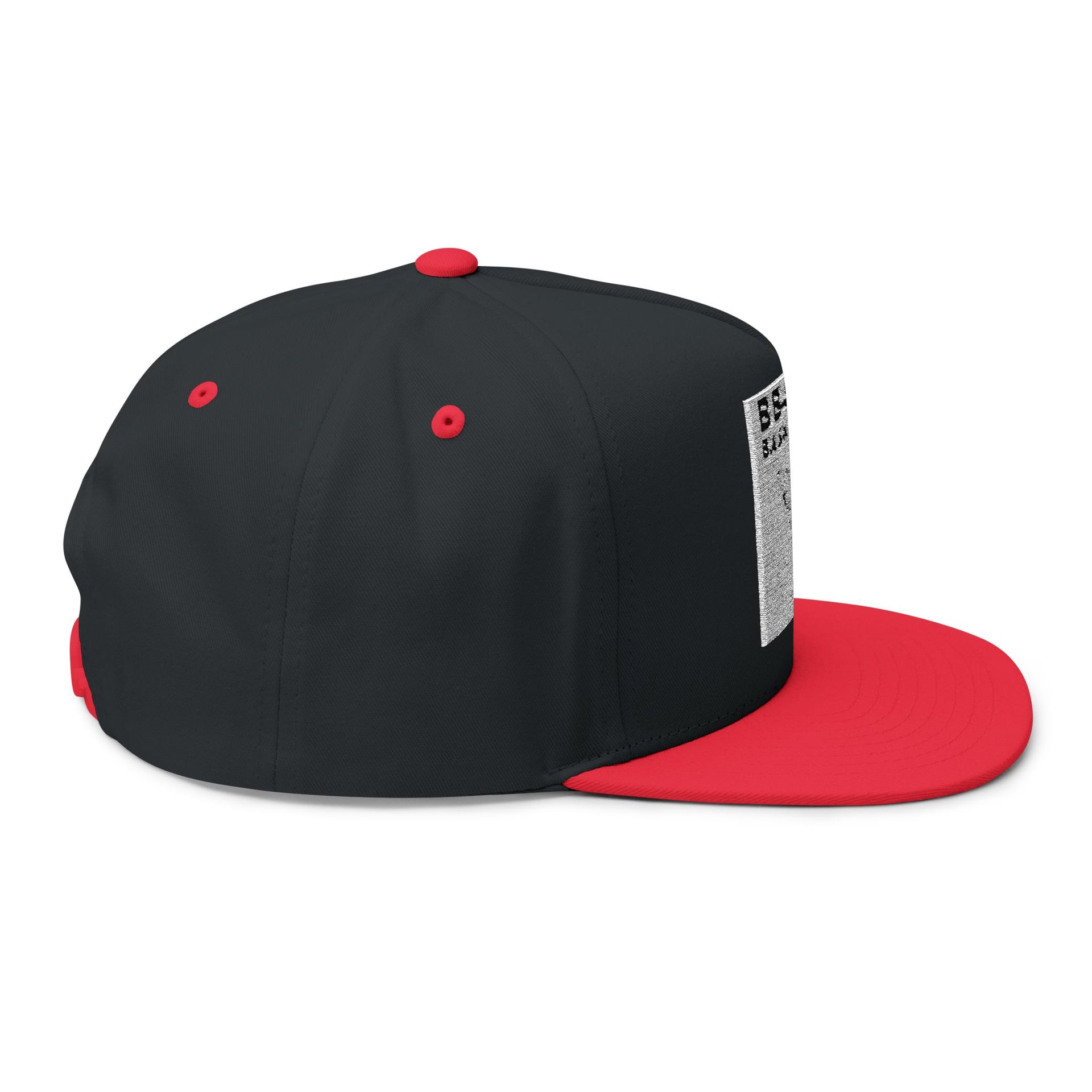 BB4Life Basketball Flat Bill Cap – Embroidered Hoop Logo Snapback