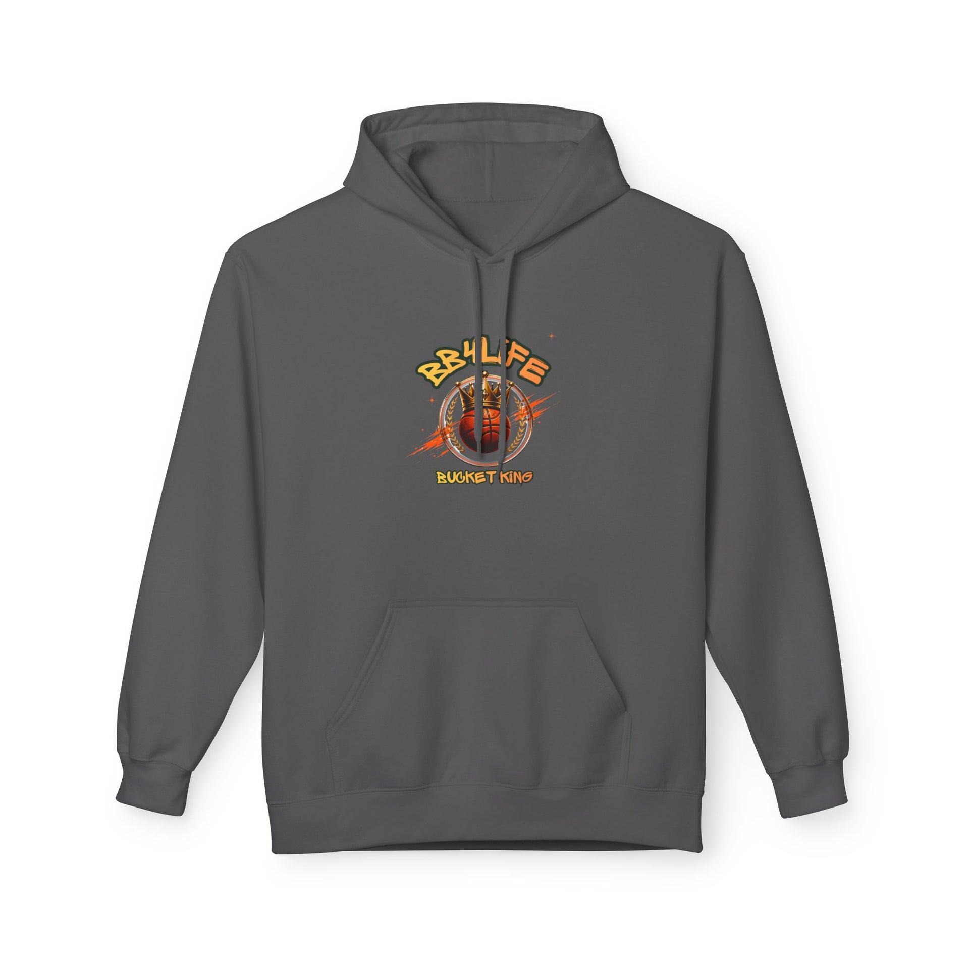 BB4Life Bucket King Hoodie — Rustic King Queen Graphic Sweatshirt