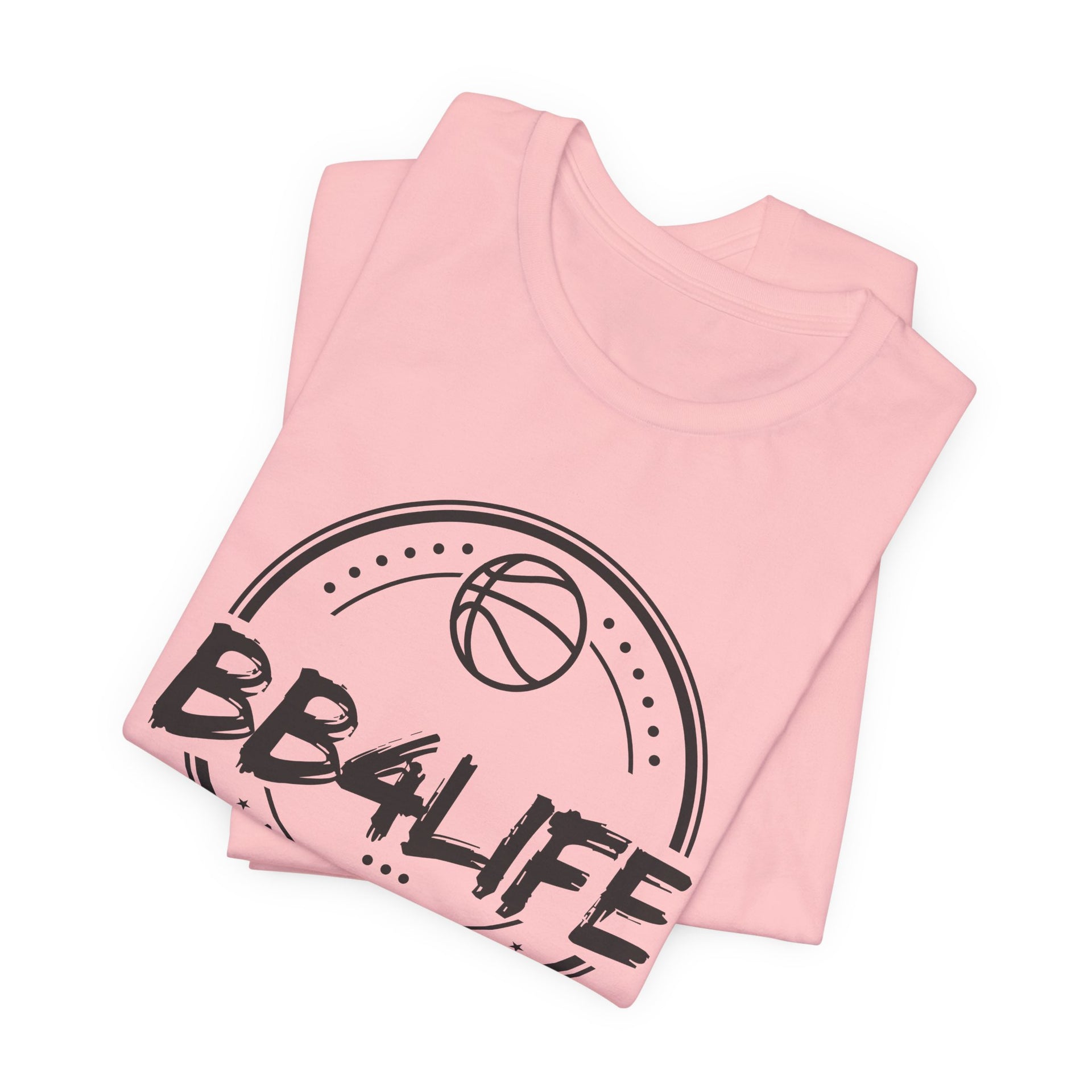 BB4Life Basketball T-Shirt — Retro Court Logo Tee for Players & Fans