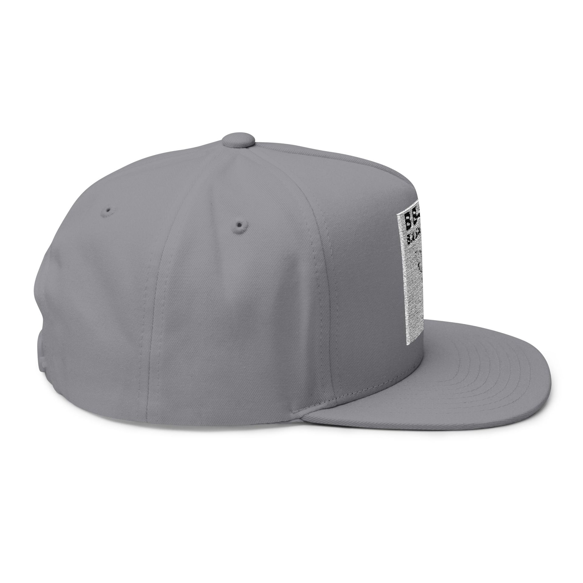 BB4Life Basketball Flat Bill Cap – Embroidered Hoop Logo Snapback