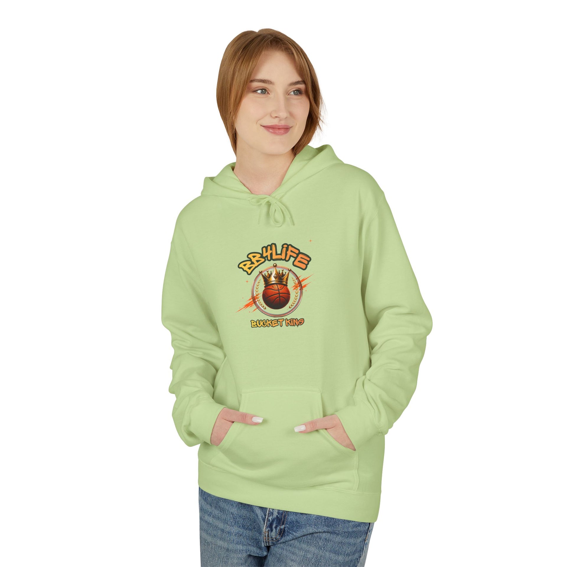 BB4Life Bucket King Hoodie — Rustic King Queen Graphic Sweatshirt