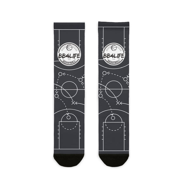 BB4Life Court Playbook Crew Socks