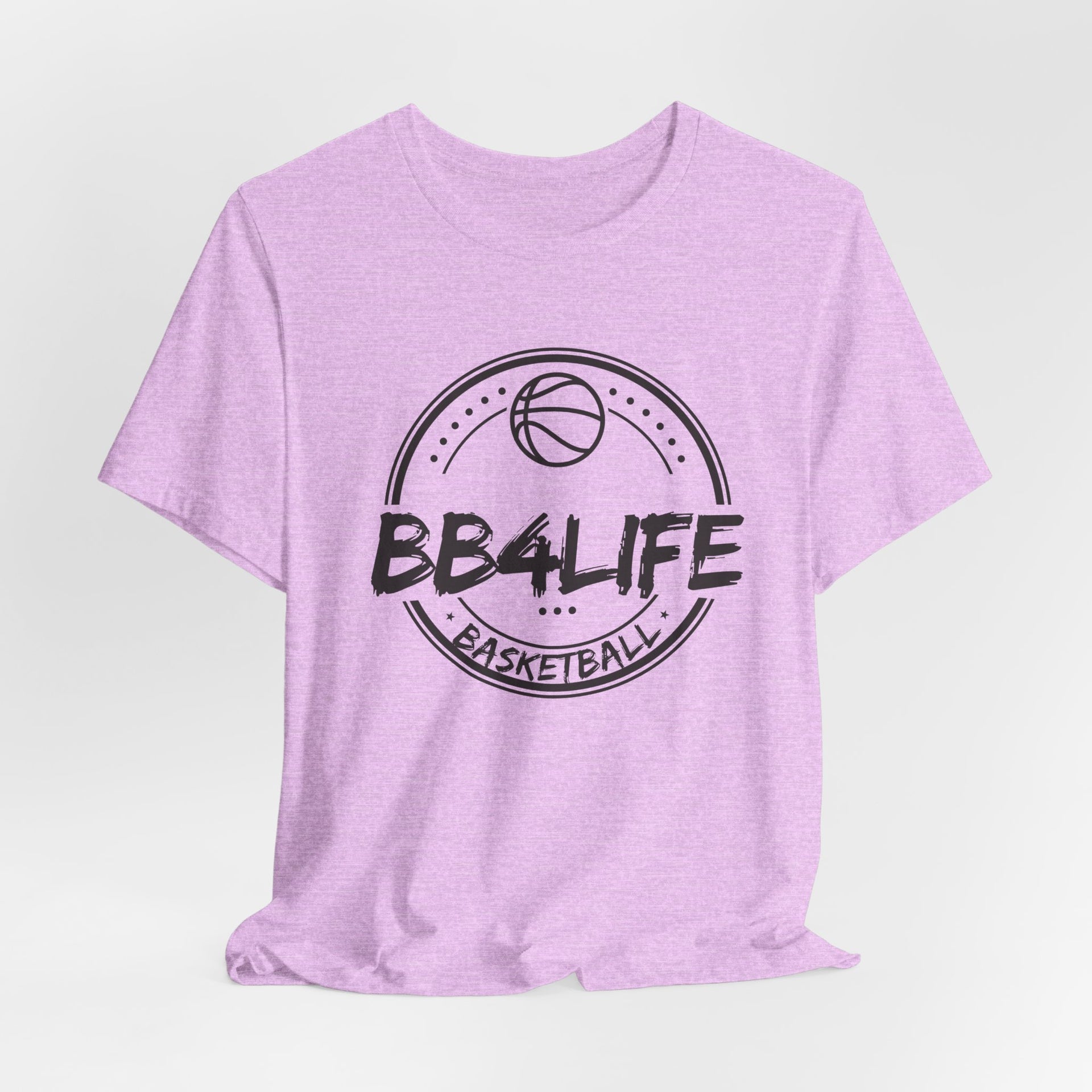 BB4Life Basketball T-Shirt — Retro Court Logo Tee for Players & Fans